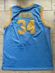 NBA 34 O'neal MPLS. Maillot bleu brodé